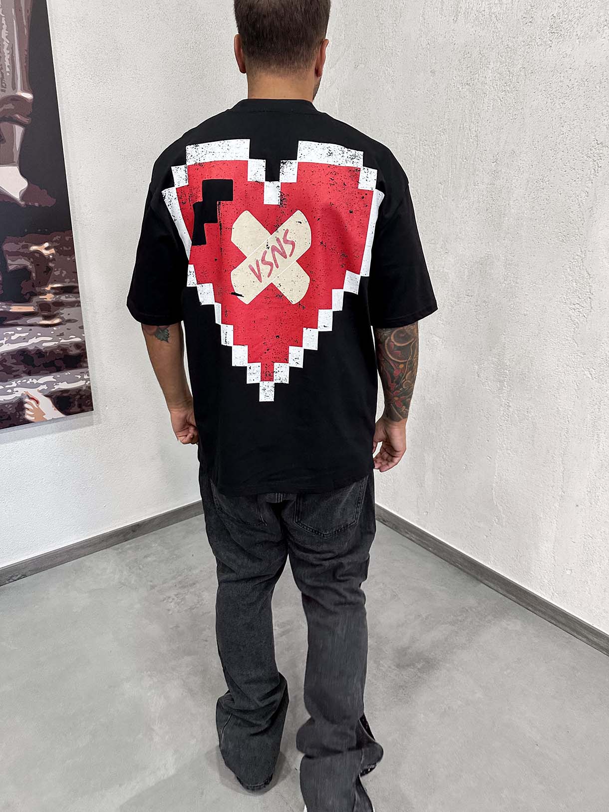 Visions Hearts Match Tee