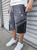 Shorts Patch Black Zip