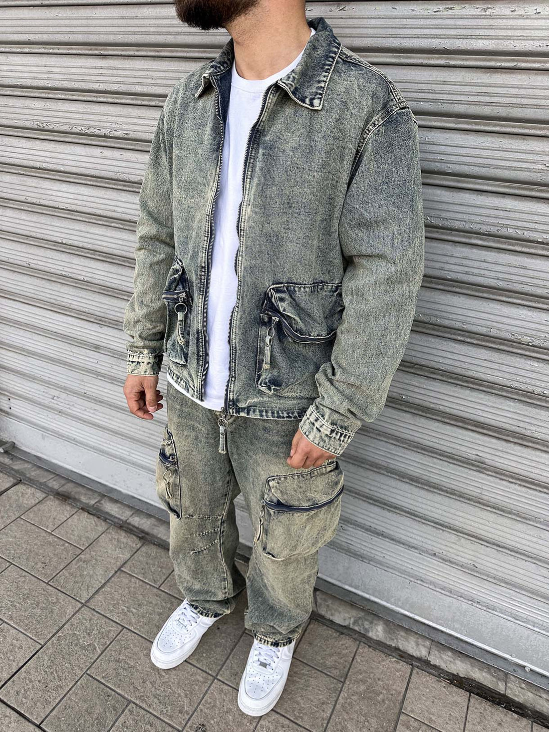 Coord Total Jeans Sabbiato