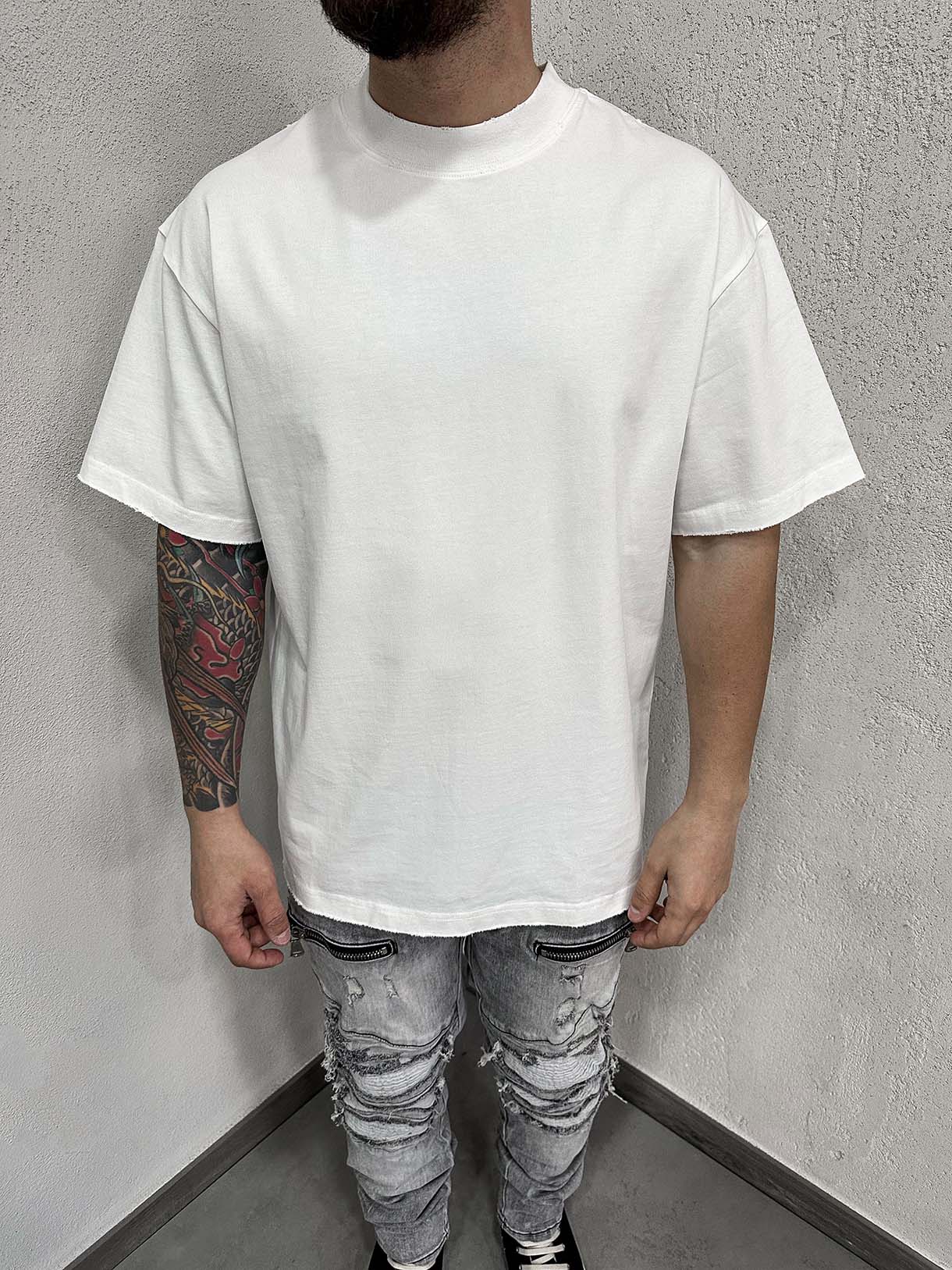 Destroyed Tee Tessuto Doppiato