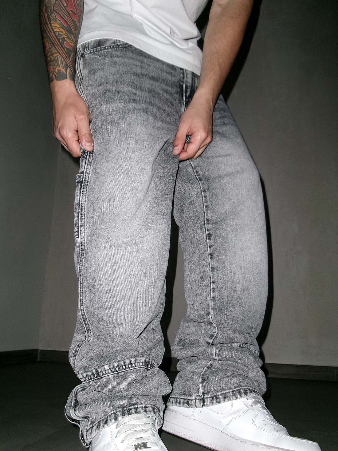 Flare Zip Semi Carpenter Grey