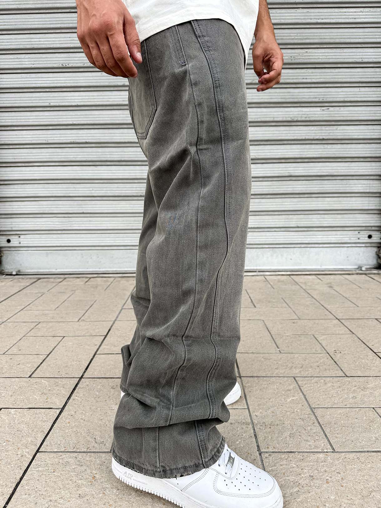 Baggy Grey Double Line Mod. Z