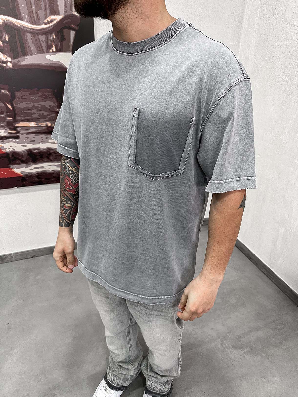 Shirt Destroyed Pocket