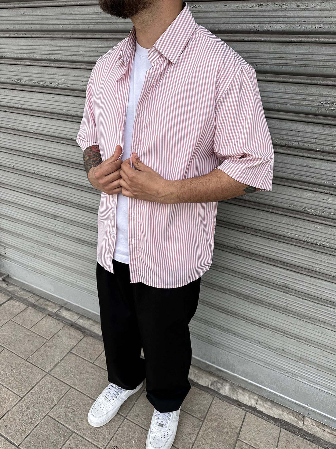 Camicia Rigata Multicolor