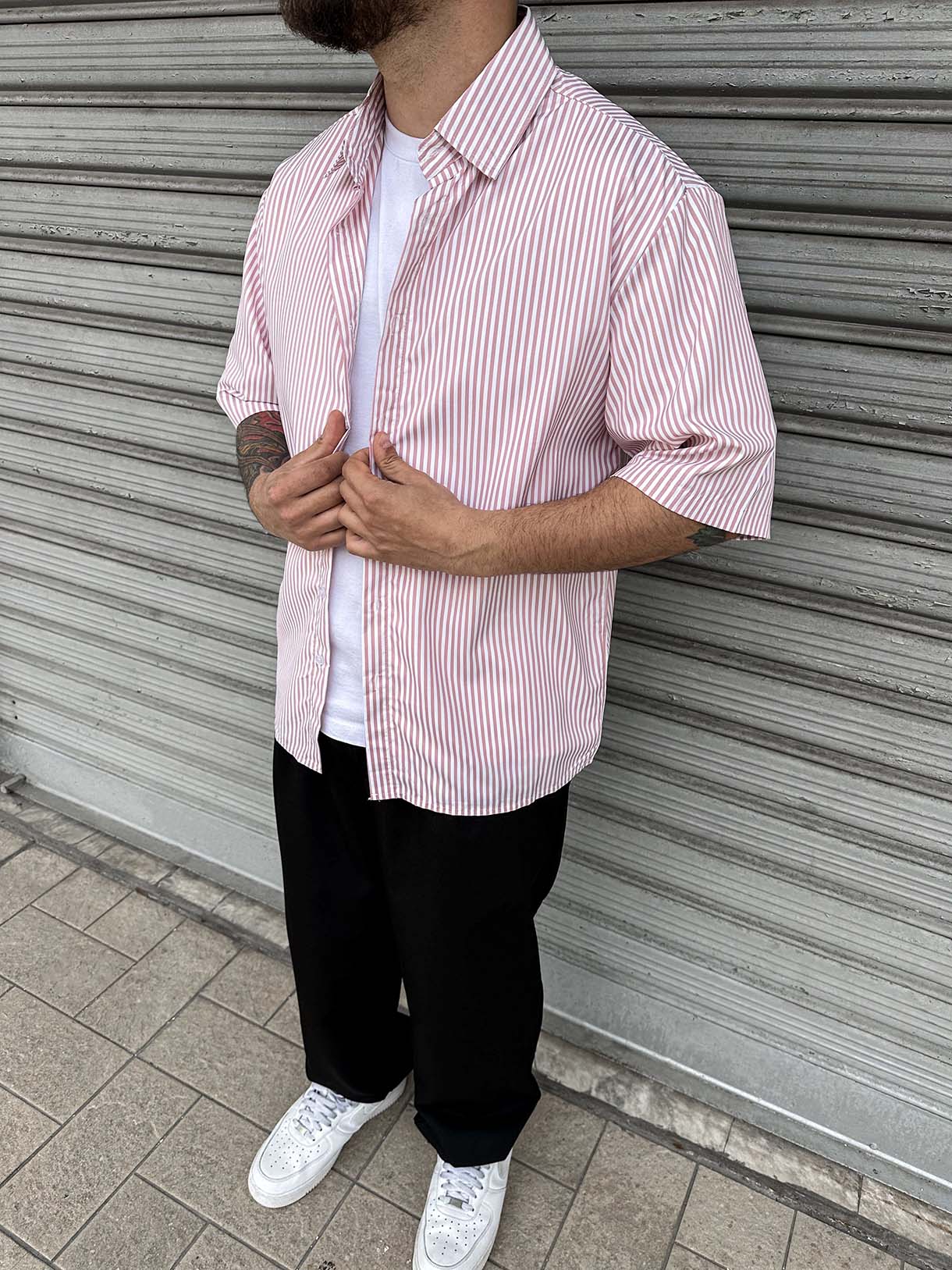 Camicia Rigata Multicolor
