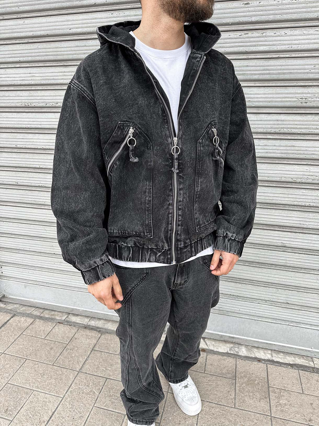 Jacket Jeans Ring Zip