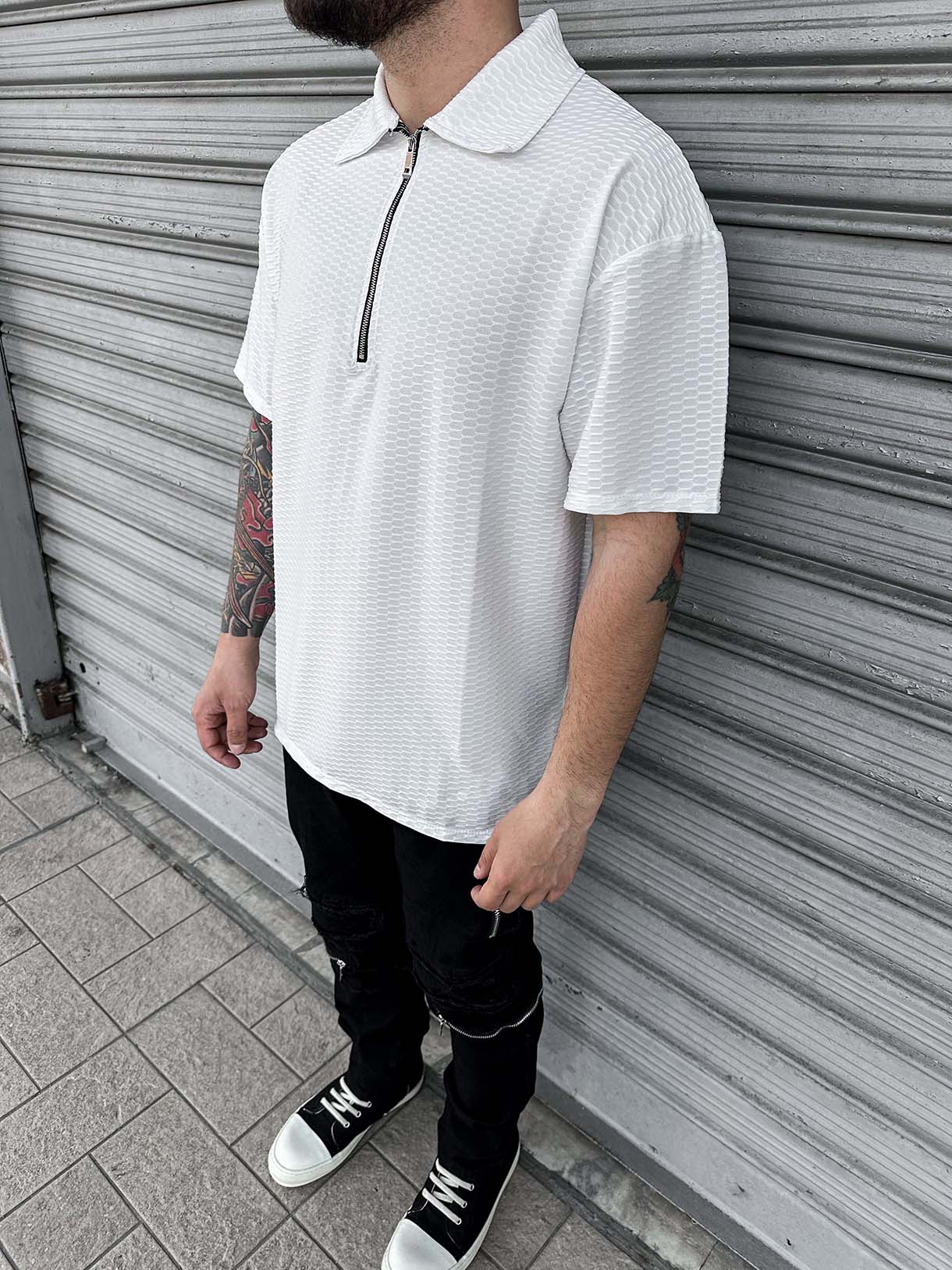 Polo Plisset Zip