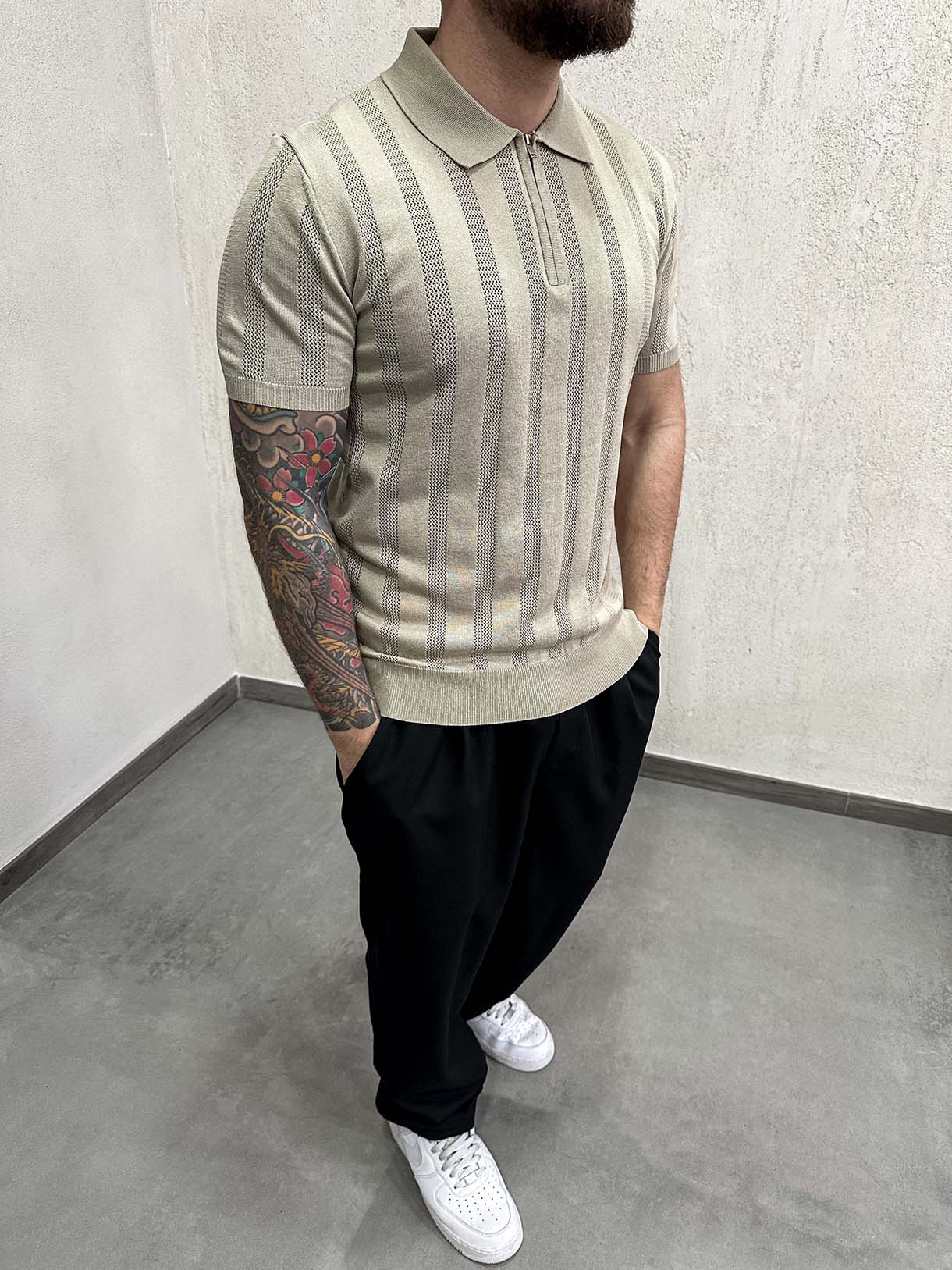 Polo Zip Filo