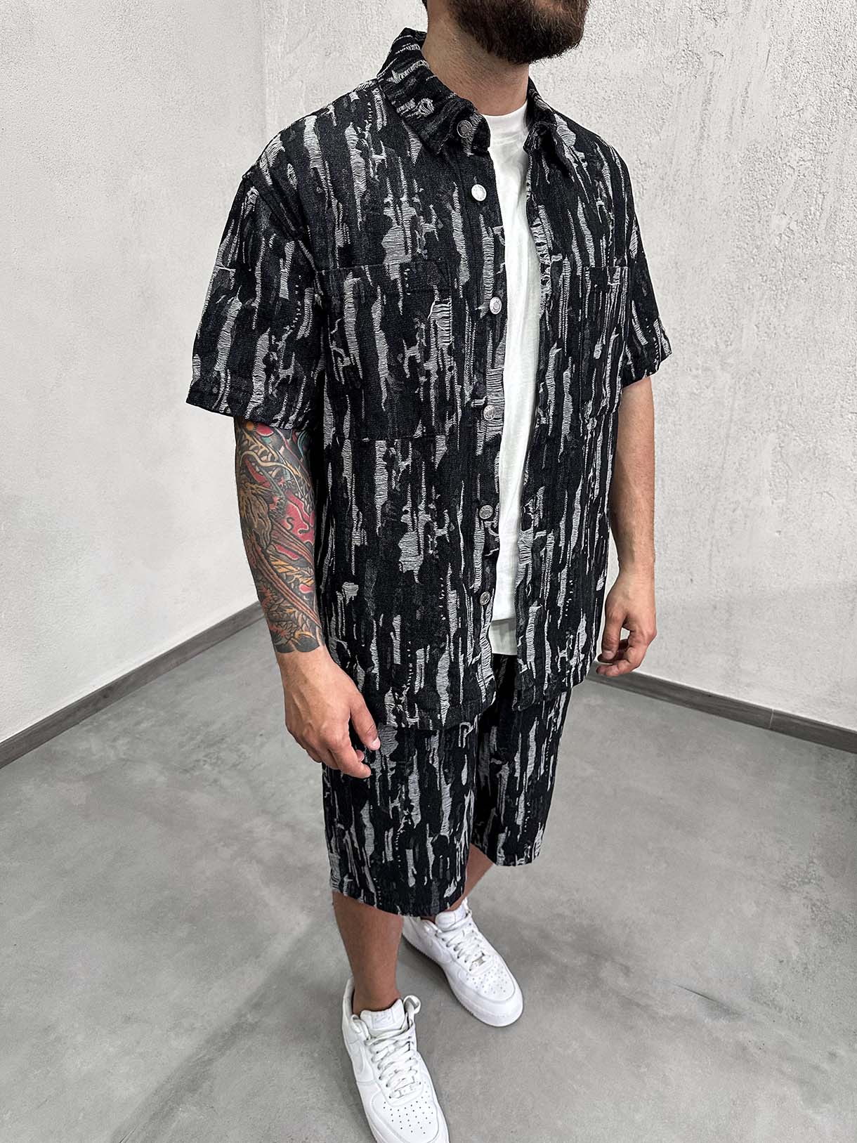 Coord Destroyed Jeans Camp