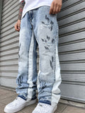 Flare Double Patch Custom Wash