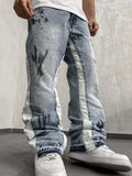 Flare Double Patch Custom Wash