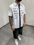 Camicia “What you do”