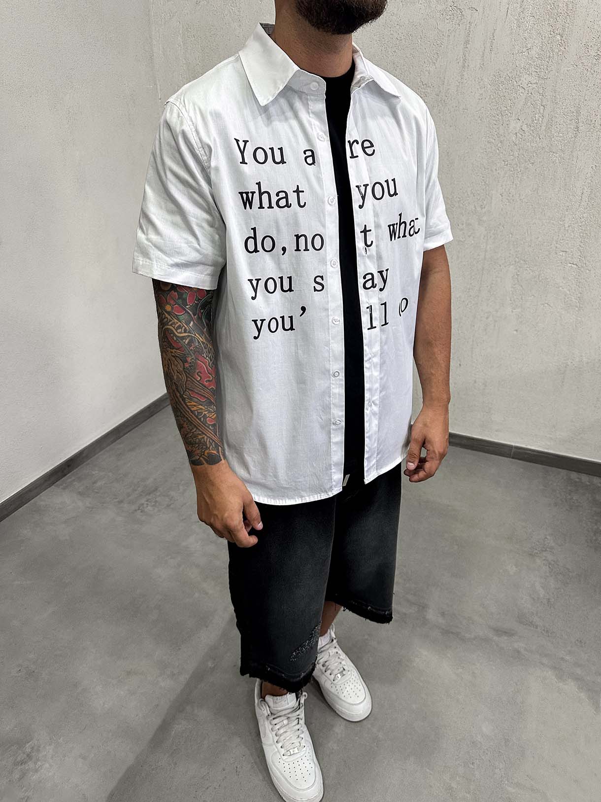Camicia “What you do”