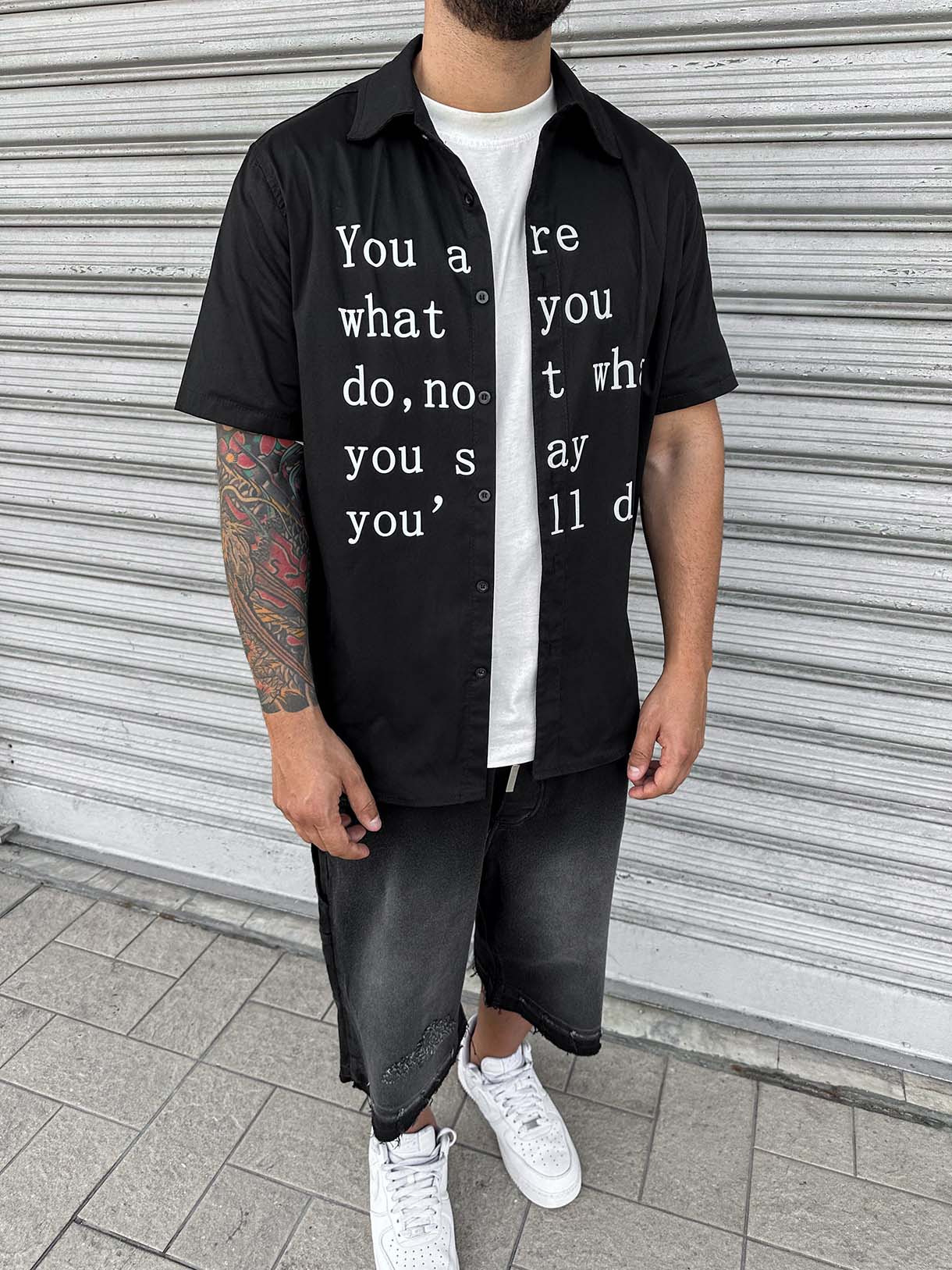 Camicia “What you do”
