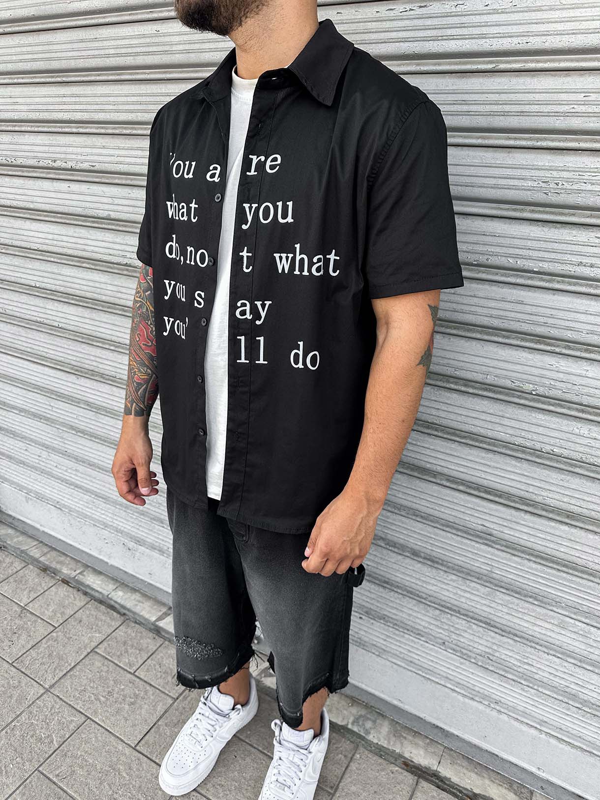 Camicia “What you do”