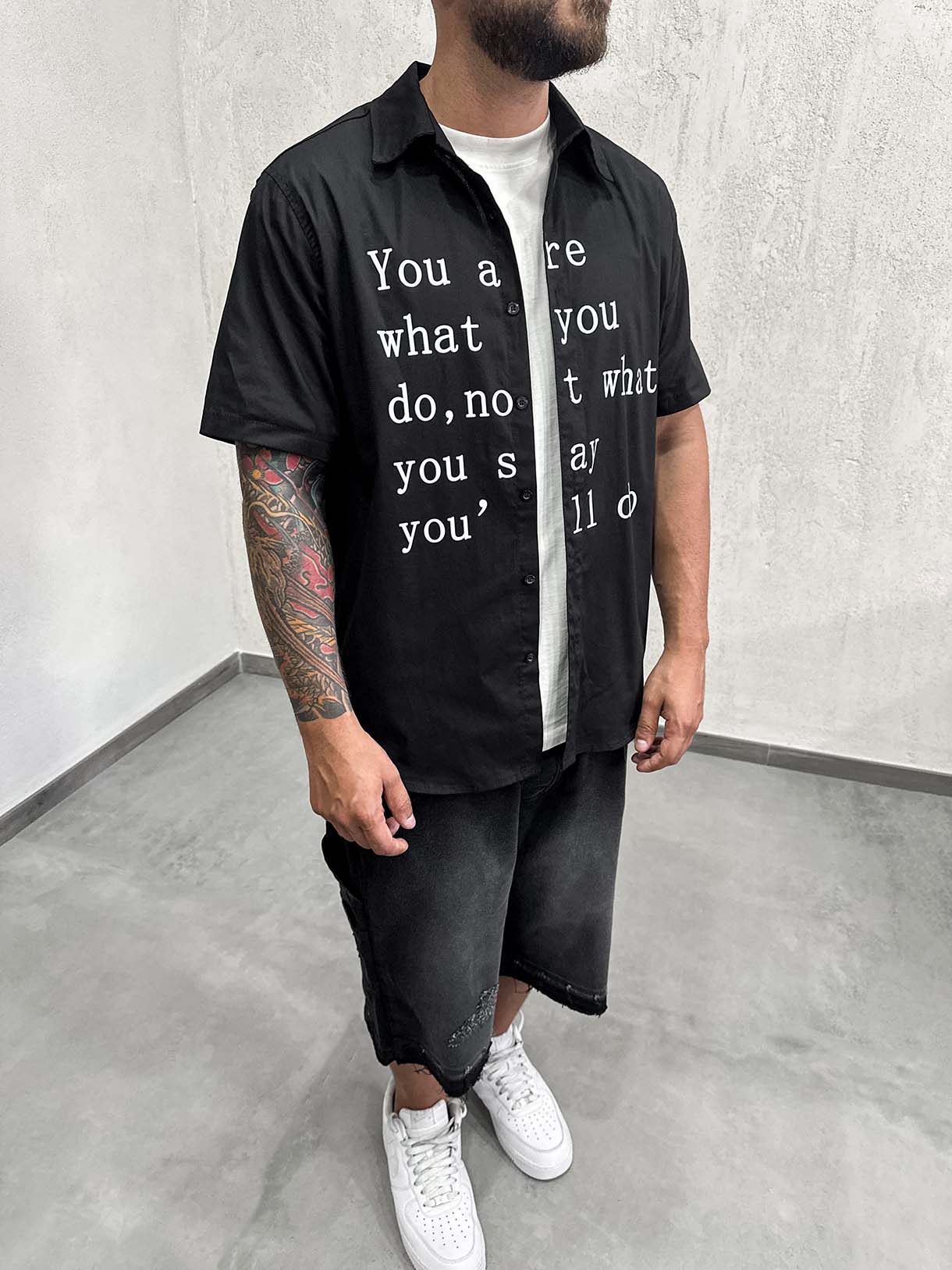 Camicia “What you do”