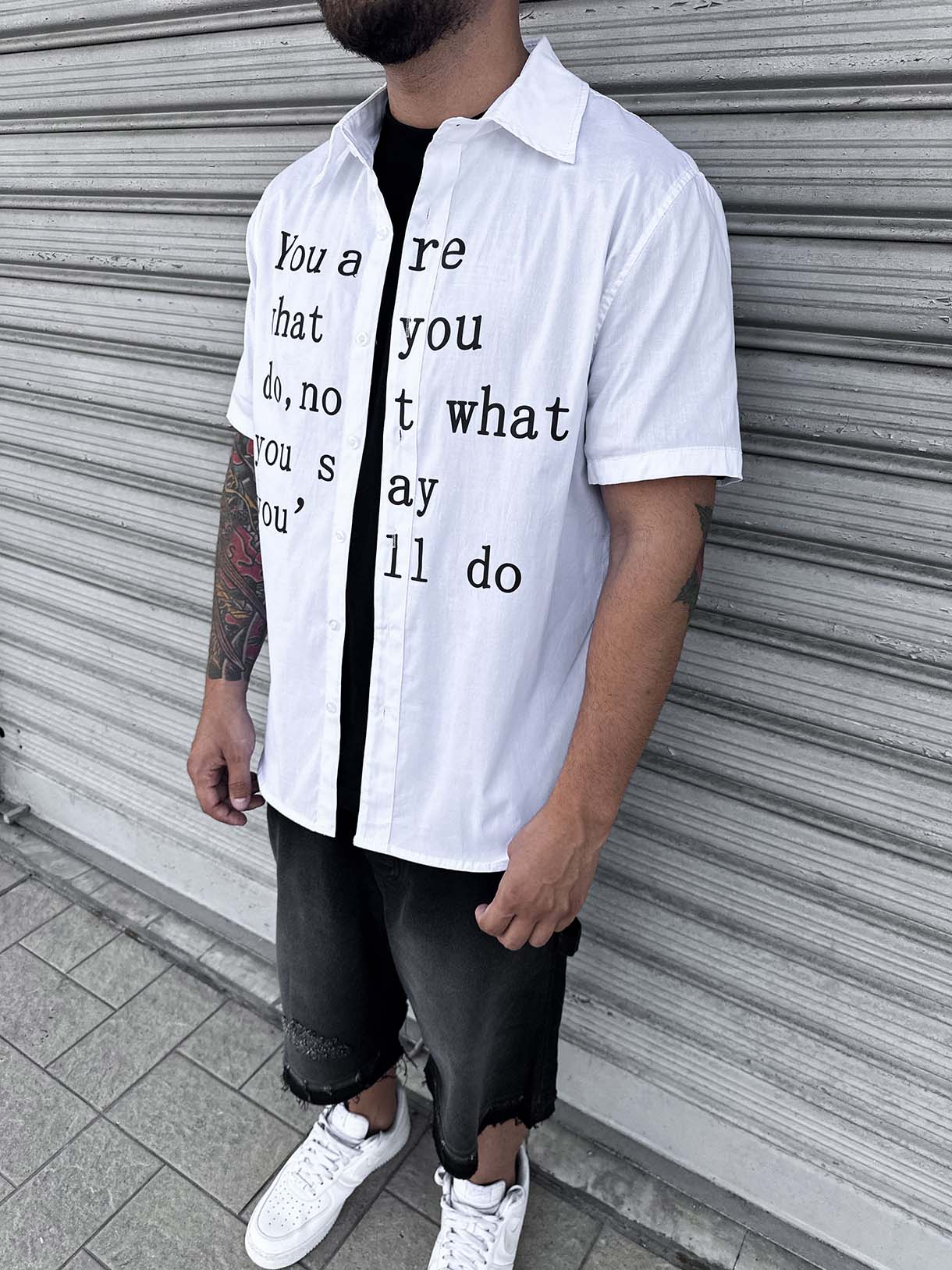 Camicia “What you do”