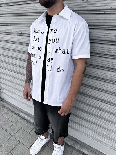Camicia “What you do”