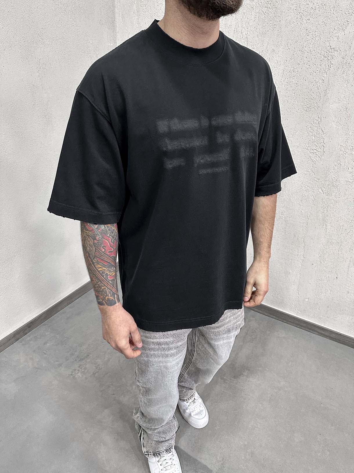 Love Yourself Tee Destroyed
