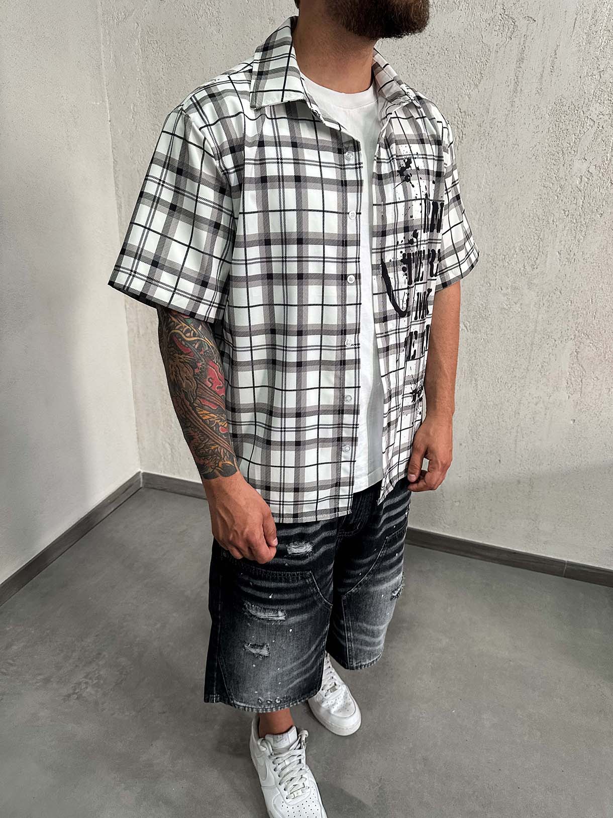 Camicia Burn Bicolor