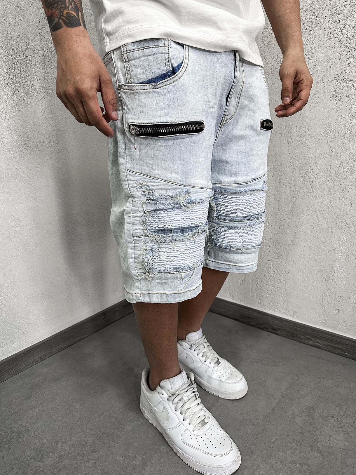 Shorts Byker Double Zip Clear