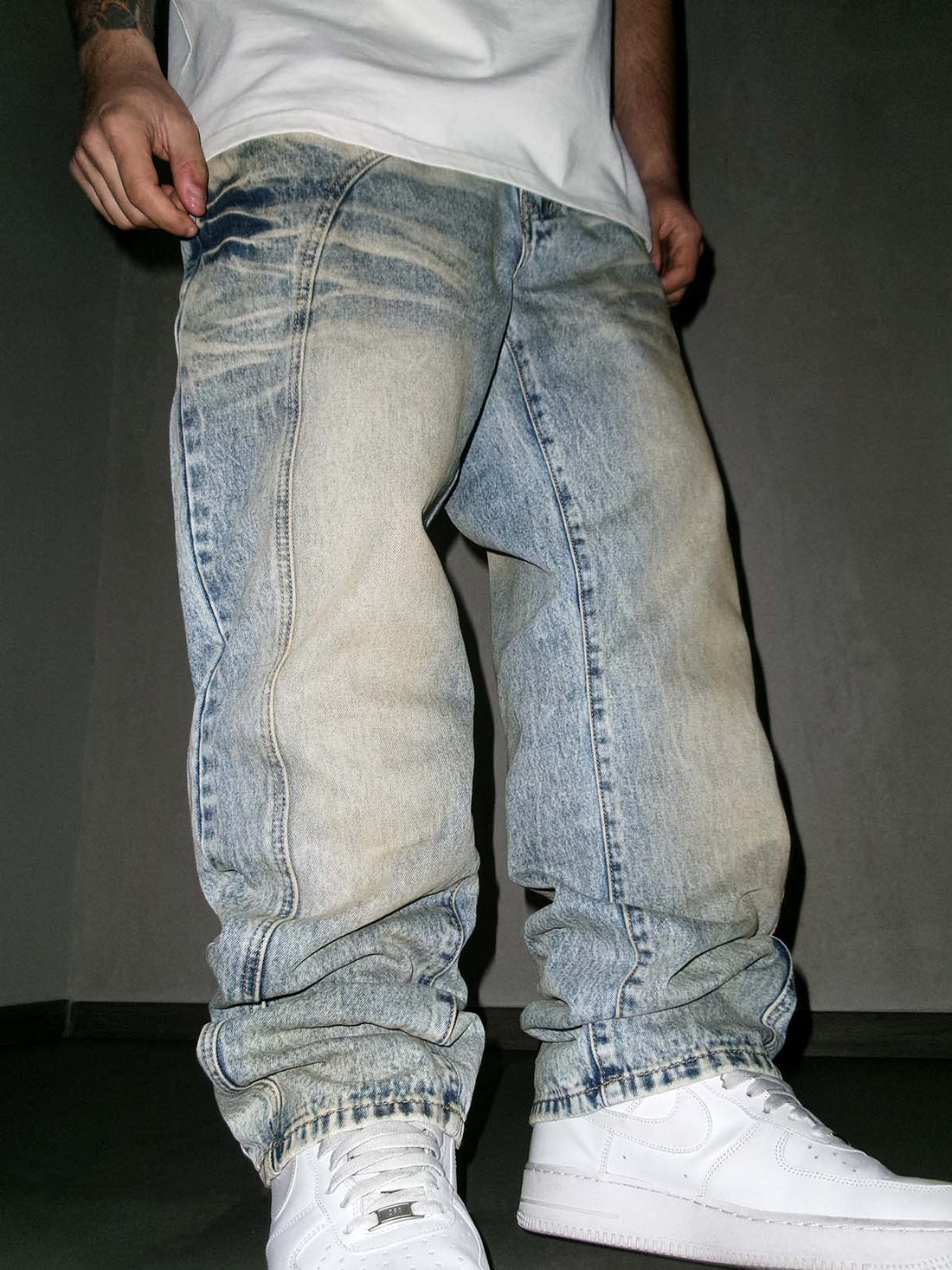 Baggy Total Line Wash Sabbiato
