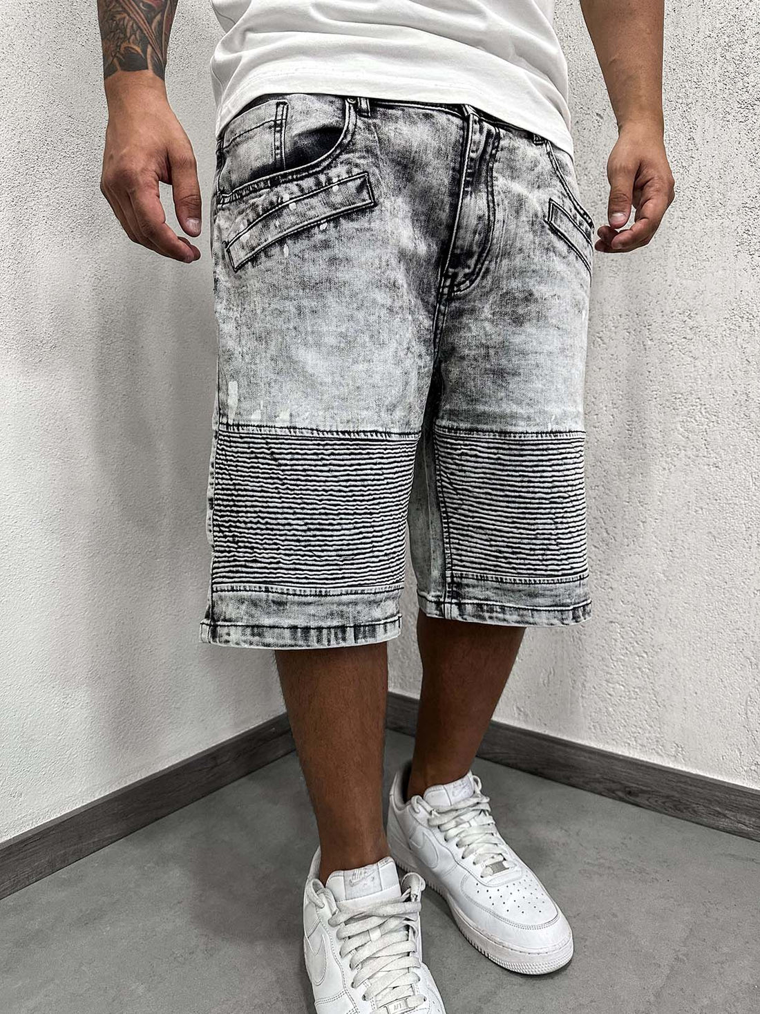 Shorts Grey Sprayed