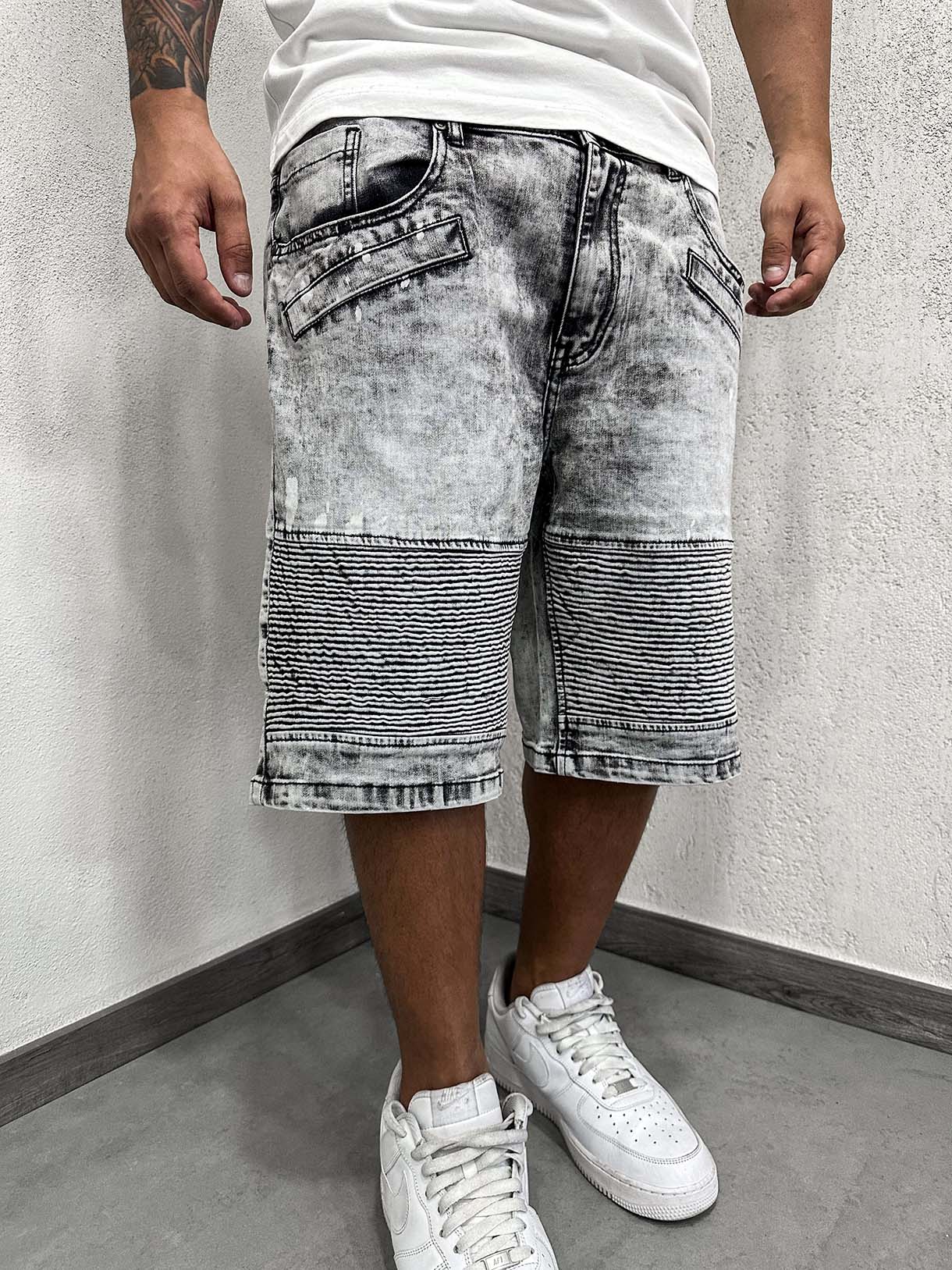 Shorts Grey Sprayed