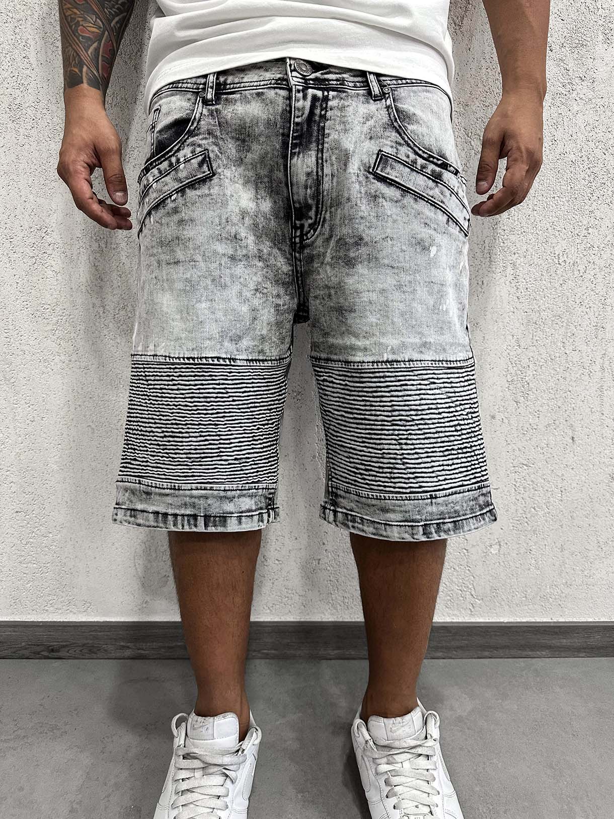 Shorts Grey Sprayed