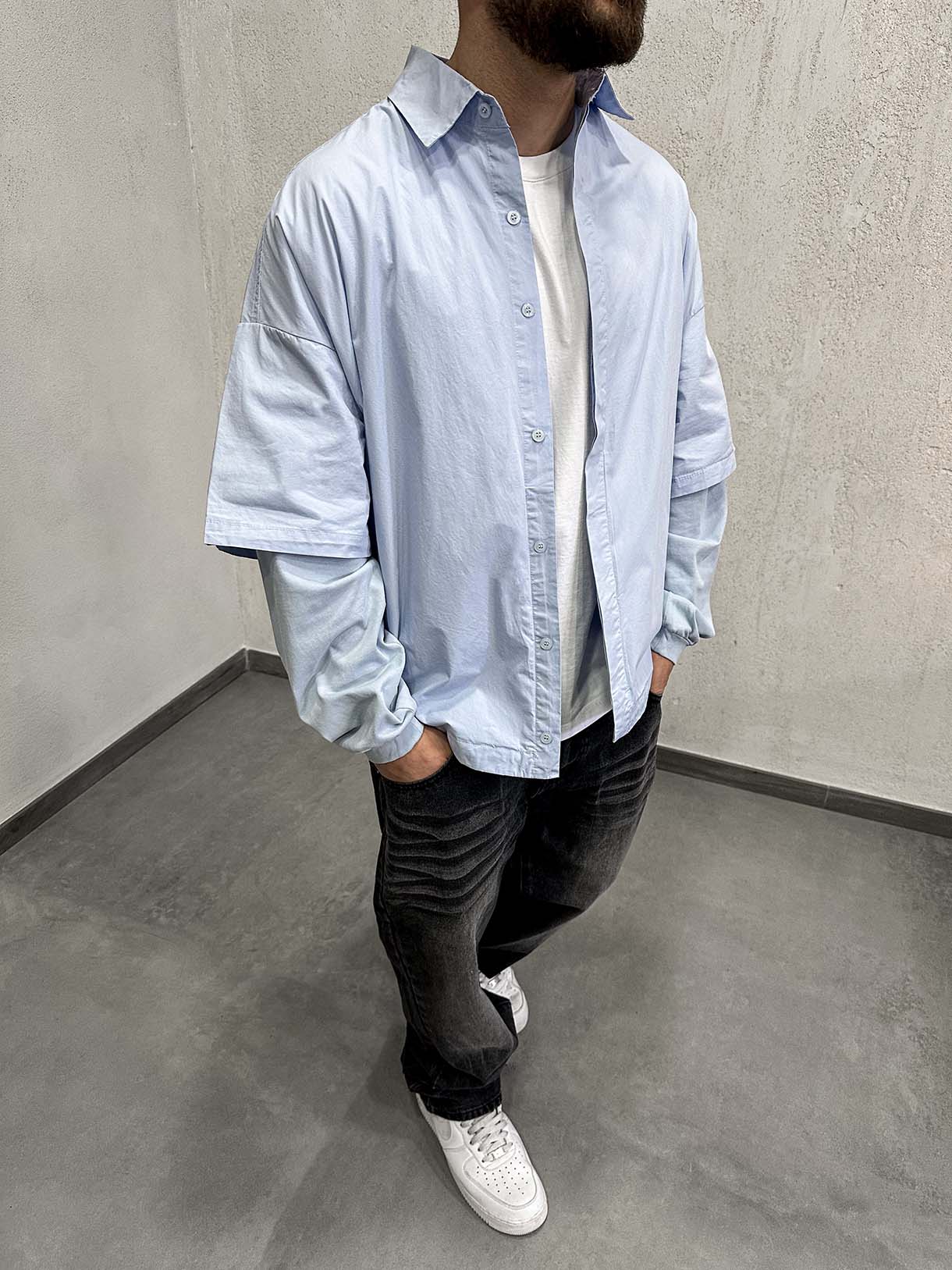 Camicia Manica Doppiata