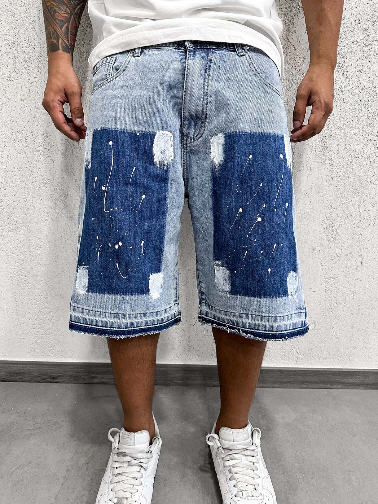 Flare Shorts Paint Clear