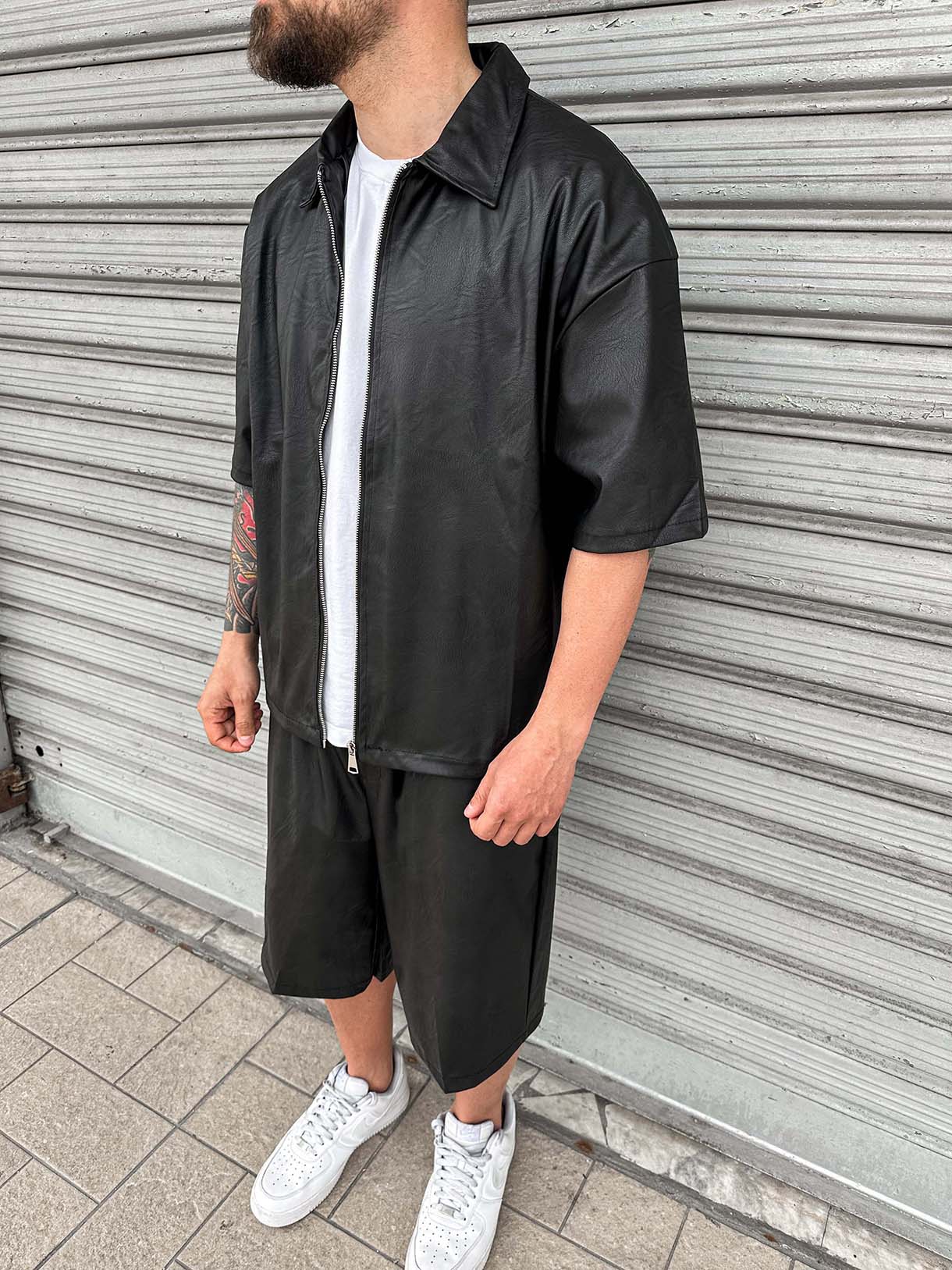 Coord Ecopelle Zip
