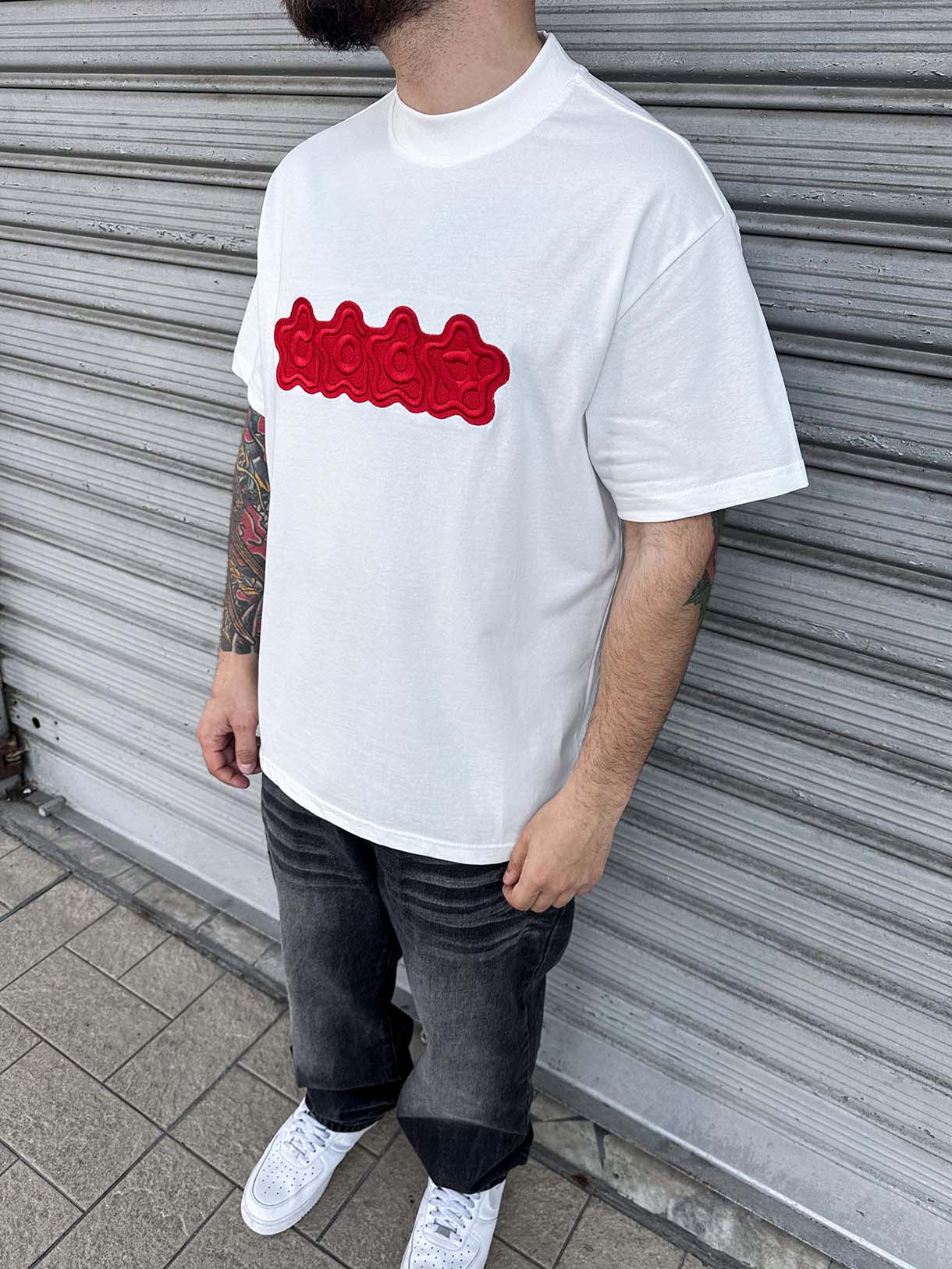 Red Patch Tee