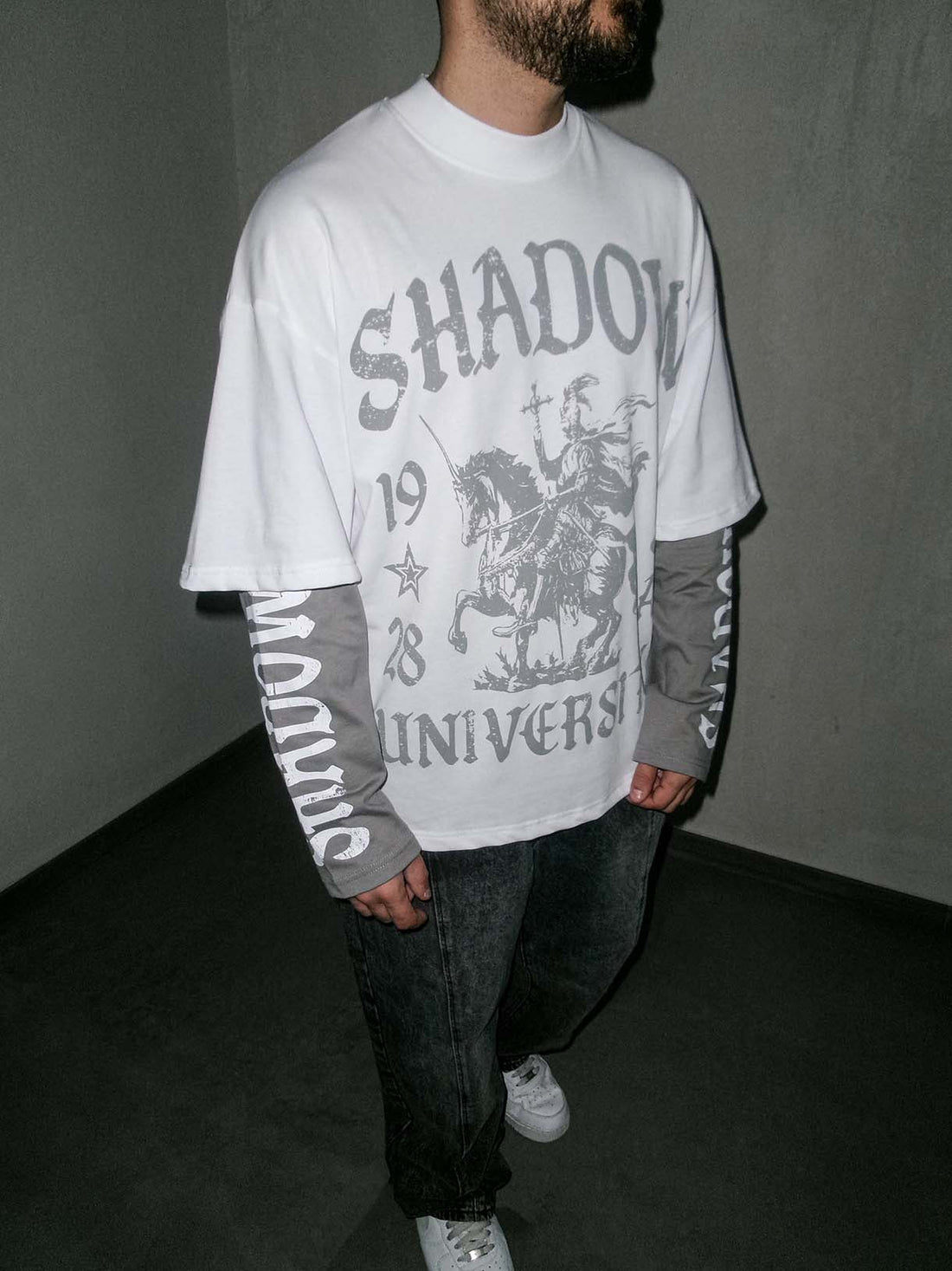 Shadow University Longsleeve Doppiata