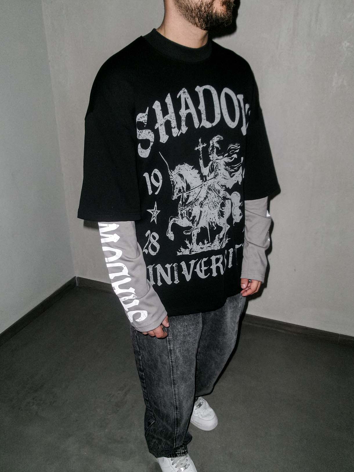 Shadow University Longsleeve Doppiata