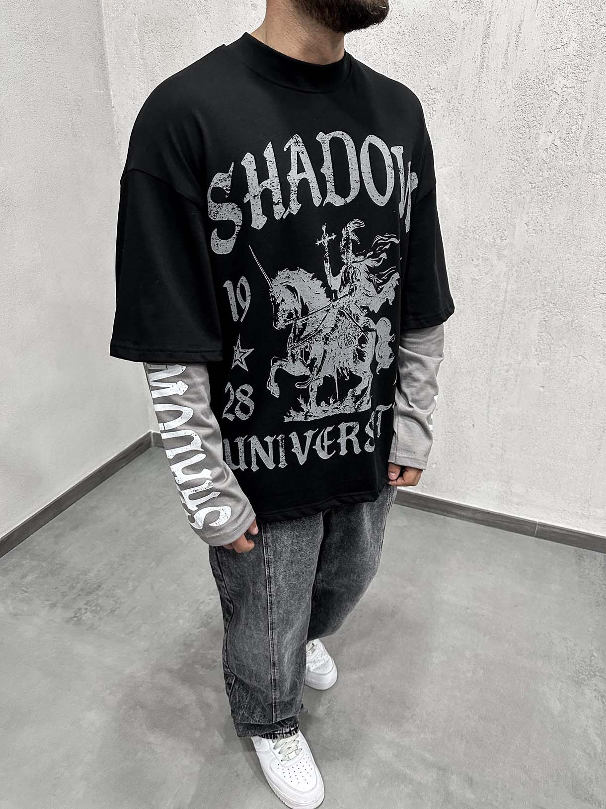 Shadow University Longsleeve Doppiata