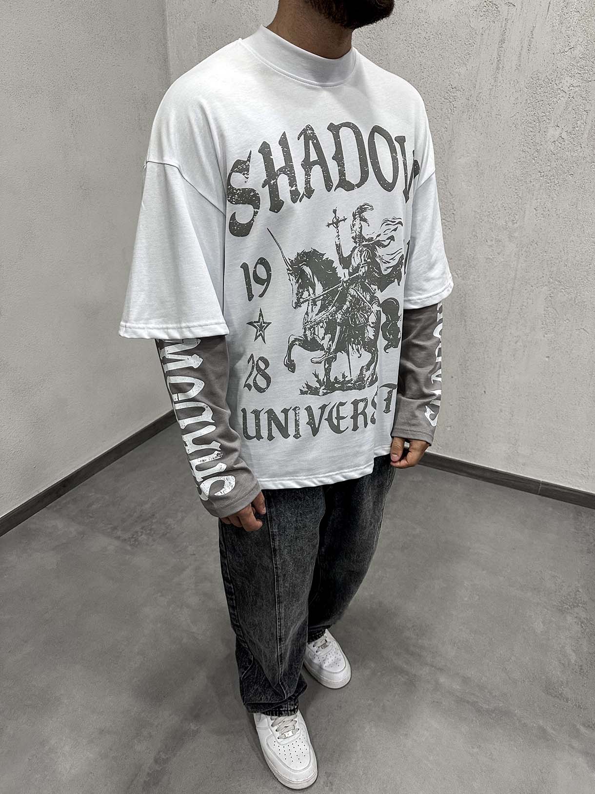 Shadow University Longsleeve Doppiata