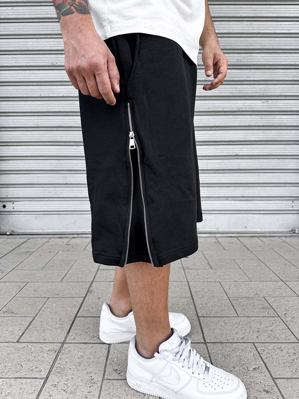 Shorts Flare Zip Tuta