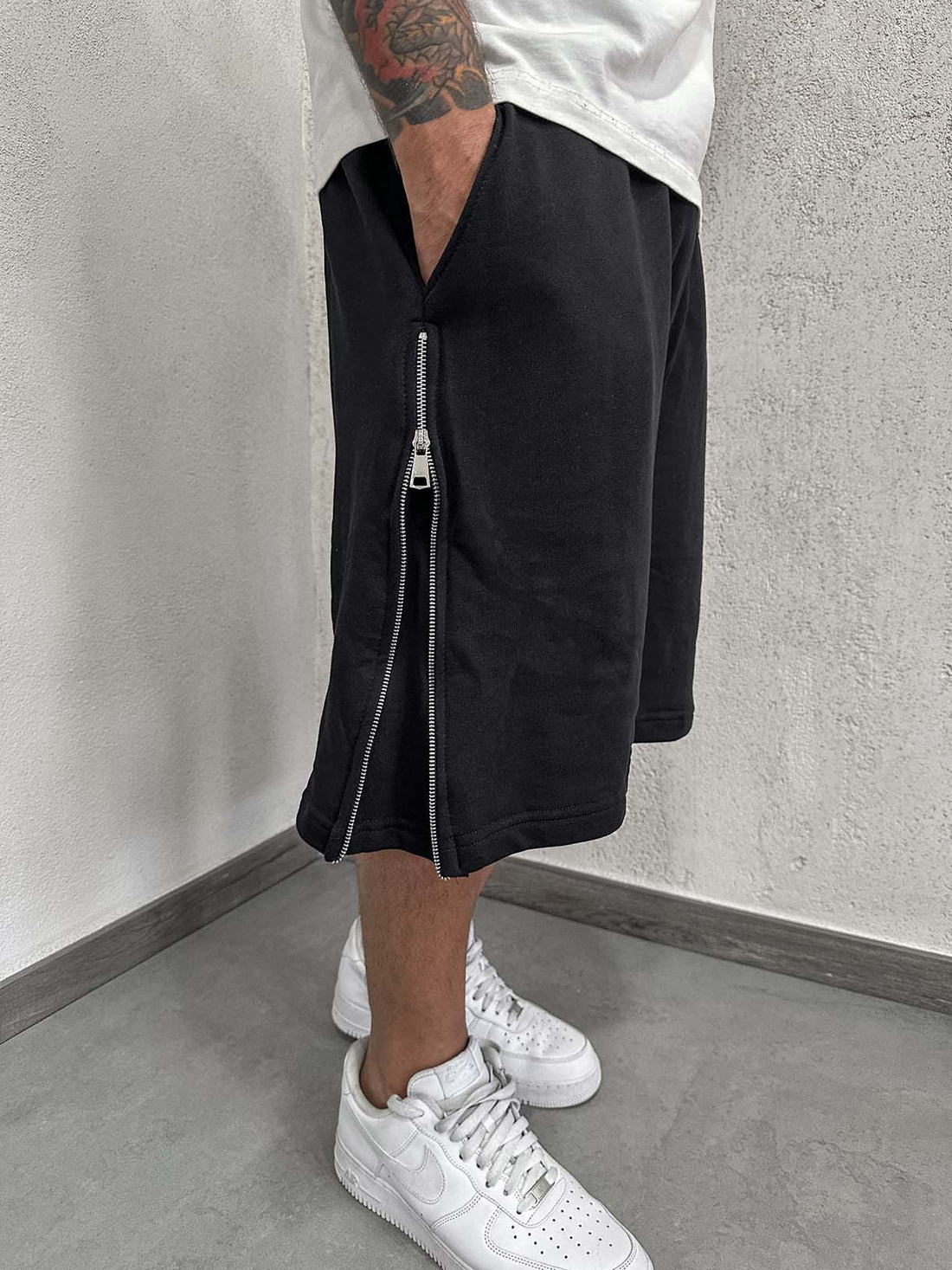 Shorts Flare Zip Tuta