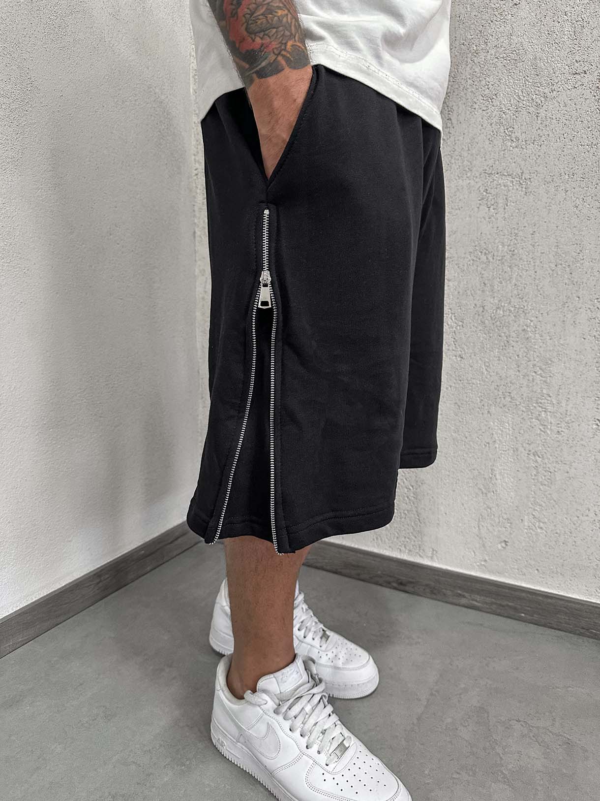 Shorts Flare Zip Tuta
