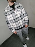 Camicione Quadri Black Zip