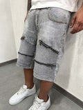 Shorts Four Zip Extra Grey