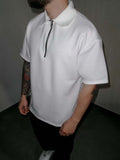 Polo Zip Tessuto Comfort