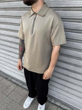 Polo Zip Tessuto Comfort
